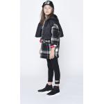 Dětské bundy s kapucí Dívčí v černé barvě z polyesteru Designer od značky DKNY z obchodu Answear.cz s poštovným zdarma 