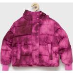 Dětské bundy s kapucí Dívčí v růžové barvě z polyesteru ve velikosti 8 let ve slevě od značky GAP z obchodu Answear.cz s poštovným zdarma 