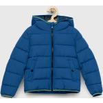 Dětské bundy s kapucí Chlapecké v modré barvě z polyesteru ve velikosti 6 let od značky Geox z obchodu Answear.cz s poštovným zdarma 