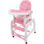 Krmící židličky v růžové barvě 