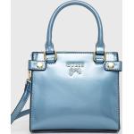 Dámské Luxusní kabelky Guess v modré barvě z polyesteru 