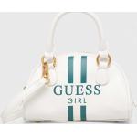Dámské Luxusní kabelky Guess v bílé barvě z polyesteru 