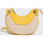 Dámské Luxusní kabelky Guess v žluté barvě z polyesteru ve slevě 