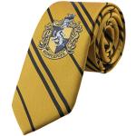 Pánské Kravaty v žluté barvě v elegantním stylu z mikrovlákna s motivem Harry Potter 