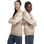 Dětské mikiny s kapucí Dívčí v béžové barvě z bavlny ve slevě od značky adidas Originals z obchodu Answear.cz 