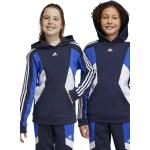 Dětské mikiny s kapucí Dívčí v námořnicky modré barvě z bavlny ve velikosti 8 let od značky adidas z obchodu Answear.cz 