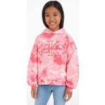 Dětské mikiny s kapucí Dívčí v růžové barvě z bavlny ve velikosti 8 let Designer od značky Calvin Klein Jeans z obchodu Answear.cz s poštovným zdarma 
