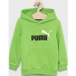 Dětská mikina Puma 586987 zelená barva, s potiskem