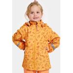 Dětské bundy s kapucí Dívčí v oranžové barvě z polyesteru od značky Didriksons z obchodu Answear.cz s poštovným zdarma 
