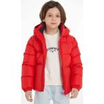 Dětské péřové bundy Chlapecké v červené barvě z polyesteru ve velikosti 8 let od značky Tommy Hilfiger z obchodu Answear.cz s poštovným zdarma 