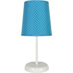 Dětská stolní lampička GABRIELE, modrá, puntíky Clx GABRIELE 41-98293