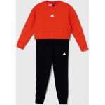 Dětské teplákové soupravy Dívčí v červené barvě z bavlny ve velikosti 8 let od značky adidas z obchodu Answear.cz s poštovným zdarma 