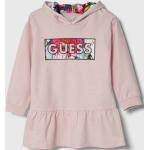 BIO Dětské šaty Dívčí v růžové barvě z polyesteru ve velikosti 7 let od značky Guess z obchodu Answear.cz 