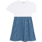 Dětské šaty Dívčí v modré barvě z bavlny ve velikosti 3 roky ve slevě Designer od značky Michael Kors z obchodu Answear.cz s poštovným zdarma 