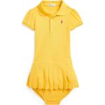 Dětské šaty Dívčí v žluté barvě z bavlny Designer od značky Polo Ralph Lauren z obchodu Answear.cz s poštovným zdarma 
