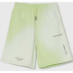 Dětské šortky Chlapecké v zelené barvě z bavlny Designer od značky Calvin Klein Jeans z obchodu Answear.cz s poštovným zdarma 