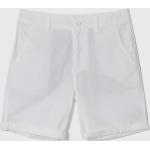 Dětské šortky Chlapecké v bílé barvě z bavlny od značky United Colors of Benetton z obchodu Answear.cz 