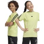 Dětská trička s krátkým rukávem Dívčí v zelené barvě z bavlny strečové od značky adidas z obchodu Answear.cz 