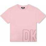 Dětská trička s potiskem Dívčí ve fialové barvě z bavlny ve slevě Designer od značky DKNY z obchodu Answear.cz 