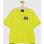 Dětská trička s potiskem Chlapecké v zelené barvě z bavlny od značky Emporio Armani EA7 z obchodu Answear.cz 
