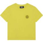 Dětská trička s potiskem Chlapecké v žluté barvě z bavlny od značky Karl Lagerfeld z obchodu Answear.cz 