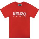 BIO Dětská trička s potiskem Chlapecké v červené barvě ve slevě od značky KENZO Kids z obchodu Answear.cz 
