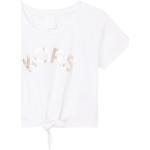 Dětská trička s potiskem Dívčí v bílé barvě z bavlny ve velikosti 4 roky strečové ve slevě Designer od značky Michael Kors z obchodu Answear.cz 