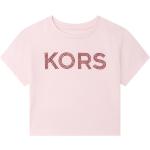 Dětská trička s potiskem Dívčí v růžové barvě z bavlny ve velikosti 4 roky ve slevě Designer od značky Michael Kors z obchodu Answear.cz 