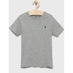 Dětská trička s límečkem Chlapecké v šedé barvě z bavlny ve velikosti 8 let strečové ve slevě Designer od značky Polo Ralph Lauren z obchodu Answear.cz 