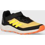 Chlapecké Běžecké boty adidas Terrex Agravic Flow v žluté barvě z látky ve velikosti 40 na suchý zip ve slevě 