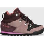 Dětské Běžecké boty adidas Terrex v růžové barvě semišové ve velikosti 28,5 prodyšné 