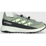 Chlapecké Běžecké boty adidas Terrex v zelené barvě z látky ve velikosti 29 prodyšné 