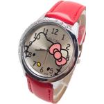 Dětské Náramkové hodinky v červené barvě s motivem Hello Kitty 
