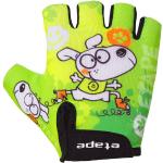 Dětské sportovní rukavice Etape v zelené barvě z koženky 