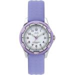 Dívčí Náramkové hodinky JVD ve fialové barvě s voděodolností 10 Bar 