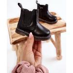 Dětské Kotníčkové boty na podpatku kesi v hnědé barvě z polyuretanu ve velikosti 19 protiskluzové veganské ve slevě na zimu 