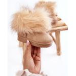 Pánské Zimní kotníkové boty kesi ve smetanové barvě ve velikosti 19 ve slevě na zimu 