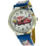 Dětské kožené hodinky Auta Blesk McQueen modré