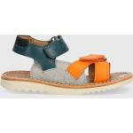 Dívčí Kožené sandály Pom d'Api vícebarevné z kůže ve velikosti 27 na léto 