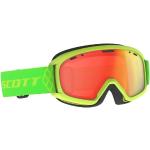 Dětské lyžařské brýle Scott v neonově zelené barvě sportovní 