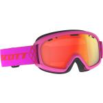 Dětské lyžařské brýle Scott v neonově růžové barvě sportovní 