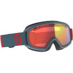 Dětské lyžařské brýle Scott v neonově červené barvě sportovní 