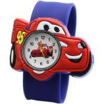Dětské modré hodinky Auta Blesk McQueen - 2 motivy Motiv: A