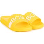 Chlapecké Pantofle na podpatku Boss v žluté barvě ve velikosti 30 