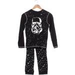 Dětská pyžama v černé barvě ve velikosti 11 let s motivem Star Wars ve slevě 