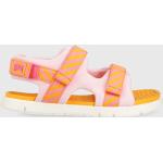 Dívčí Páskové sandály Camper v oranžové barvě z látky ve velikosti 38 na léto 
