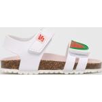 Dívčí Páskové sandály Garvalin v bílé barvě z gumy ve velikosti 21 na léto 