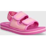 Dívčí Páskové sandály UGG Australia v růžové barvě z látky ve velikosti 38 na léto 