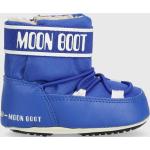 Chlapecké Zimní kozačky Moonboot v modré barvě z gumy ve velikosti 22 ve slevě na zimu 