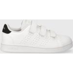 Chlapecké Tenisky na suchý zip adidas Advantage v bílé barvě z látky ve velikosti 33,5 na suchý zip 